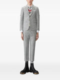 Thom Browne wool pique gunclub check jacket with armband
